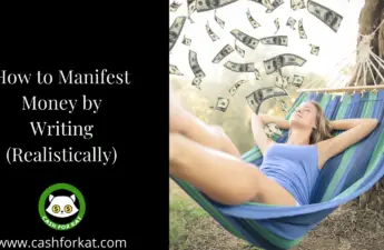 how to manifest money by writing