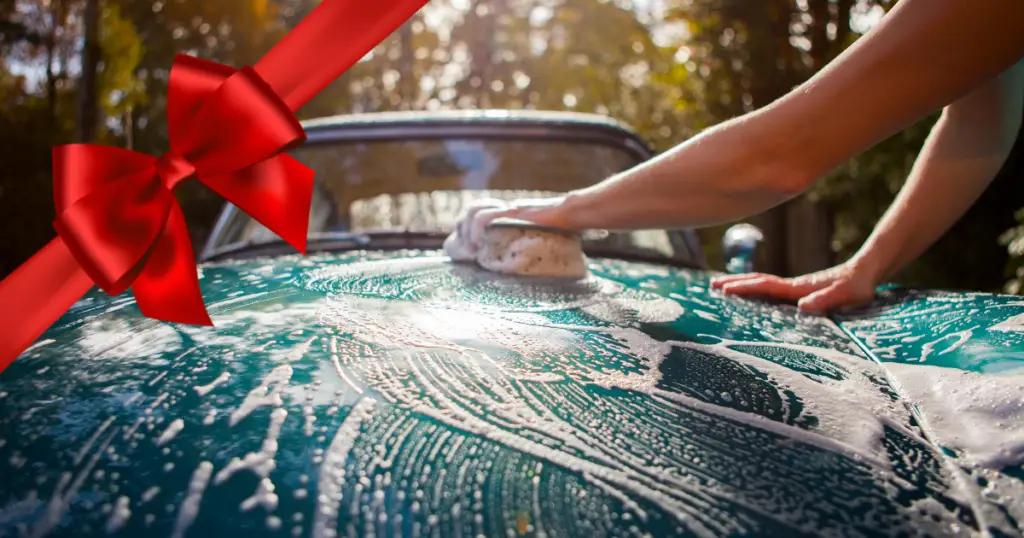 inexpensive christmas gift- car wash