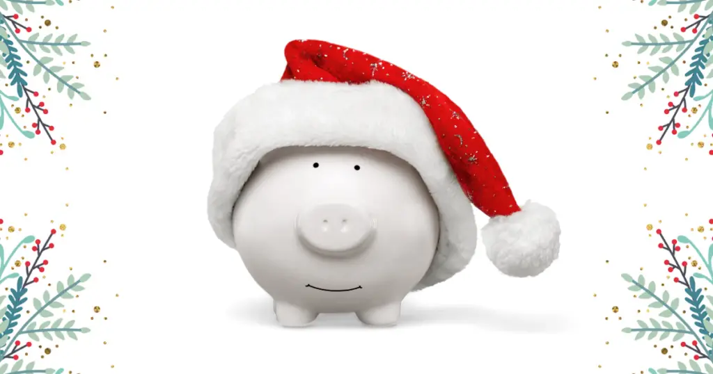 christmas piggy bank