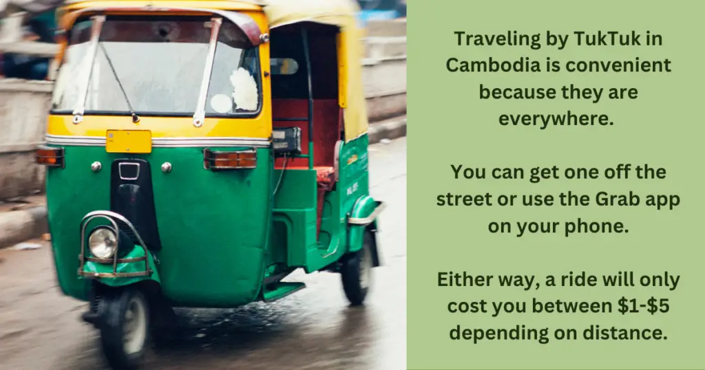 tuk tuk in cambodia