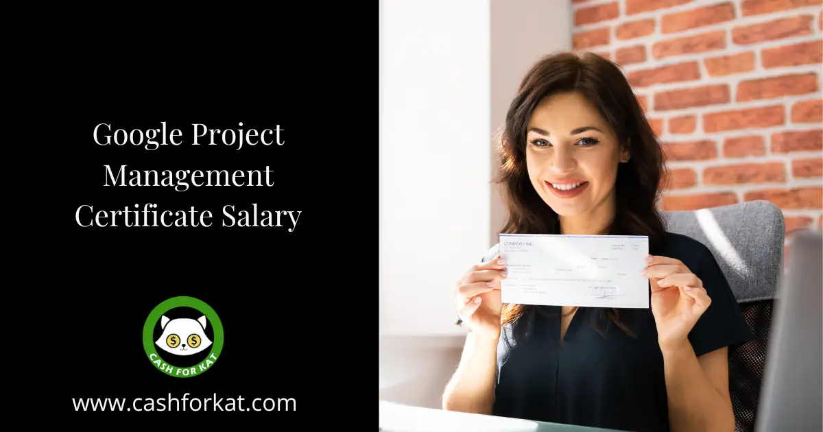 google project management certificate salary