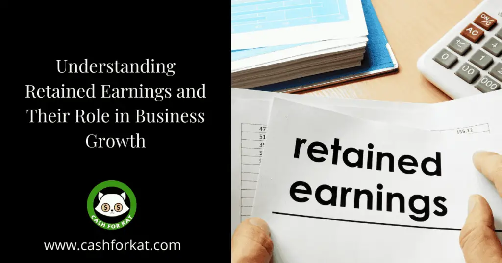 Retained Earnings printed on a piece of paper