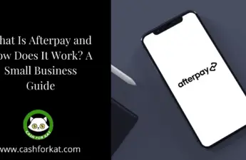 Afterpay app opening on an iPhone